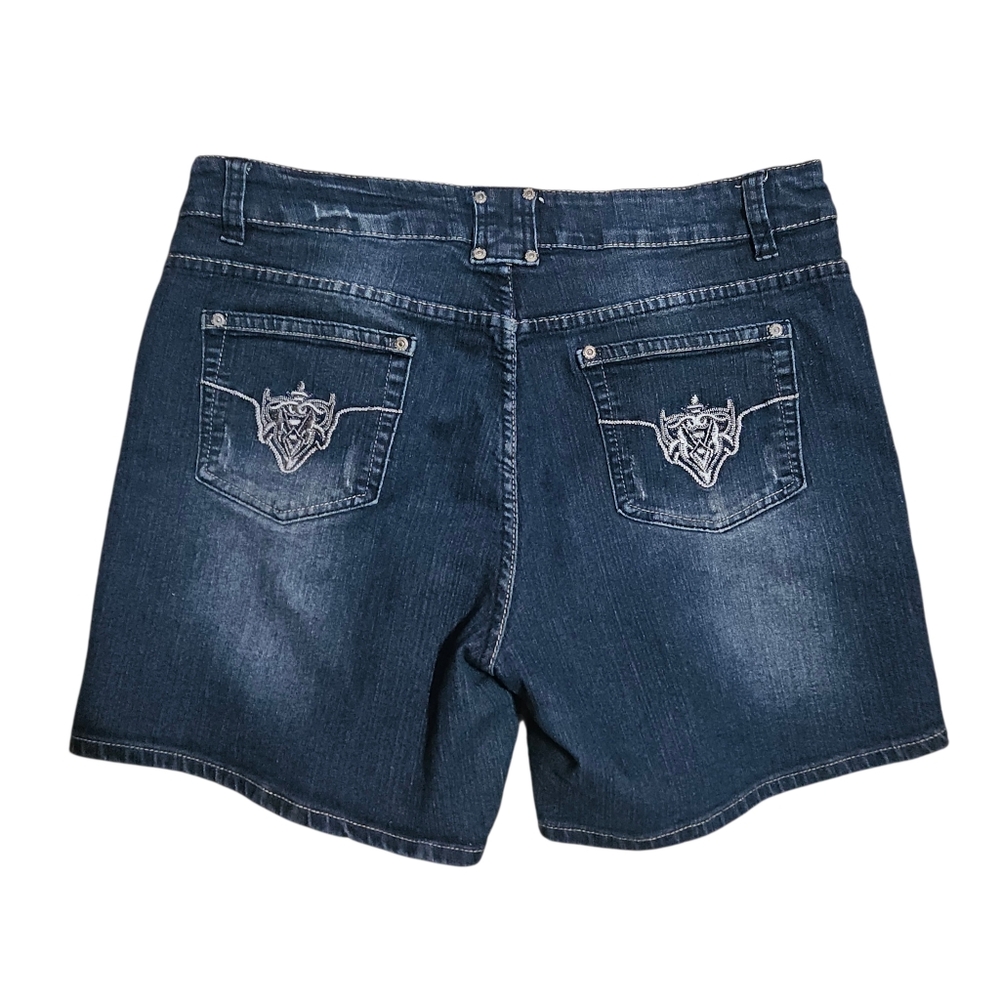 Plus Size 16 💋 Kiss Therapy 💋Cute Jean Shorts Strecth Denim